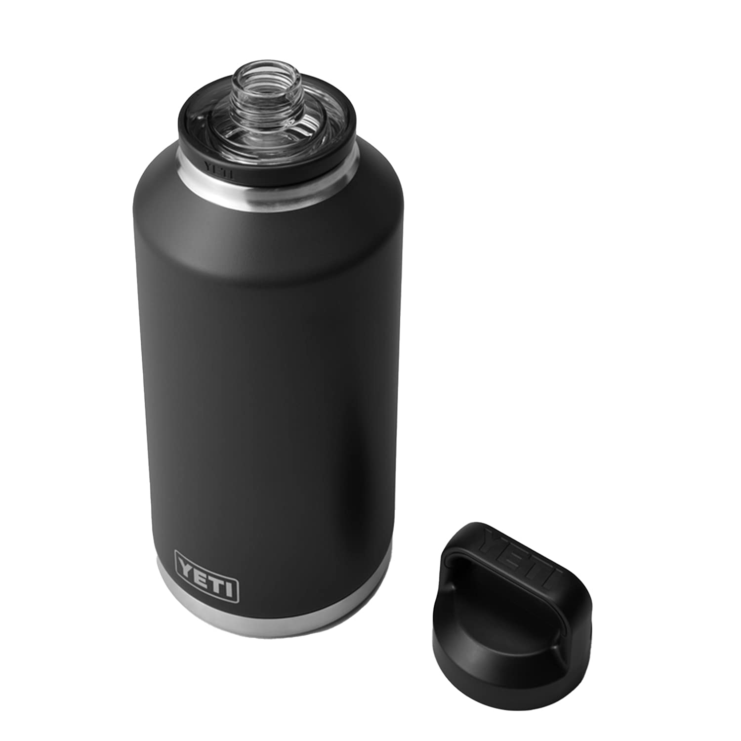 YETI Rambler 64 oz Bottle, Vacuum Insulated, Leakproof, Stainless Steel with Chug Cap, Rescue Red