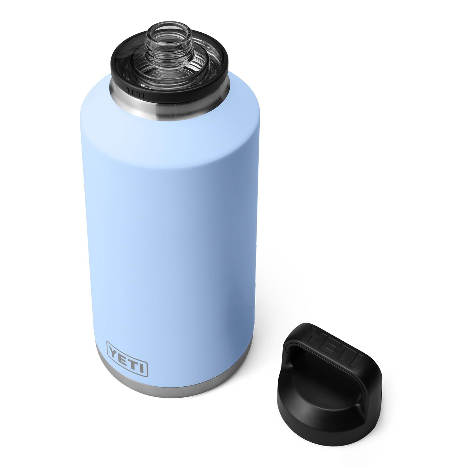 YETI Rambler 64 oz Bottle, Vacuum Insulated, Leakproof, Stainless Steel with Chug Cap, Rescue Red