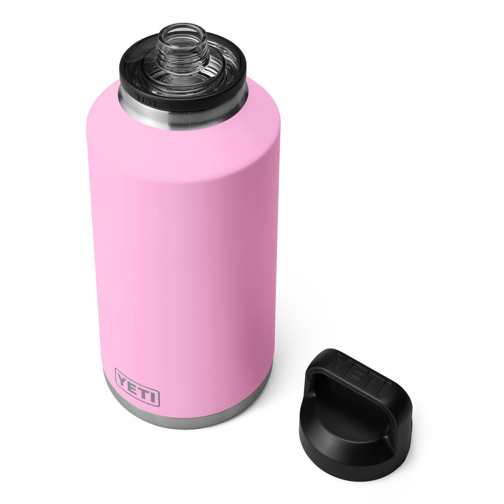 YETI Rambler 46 oz Bottle, Vacuum Insulated, Leakproof, Stainless Steel with Chug Cap, Black Forest Green
