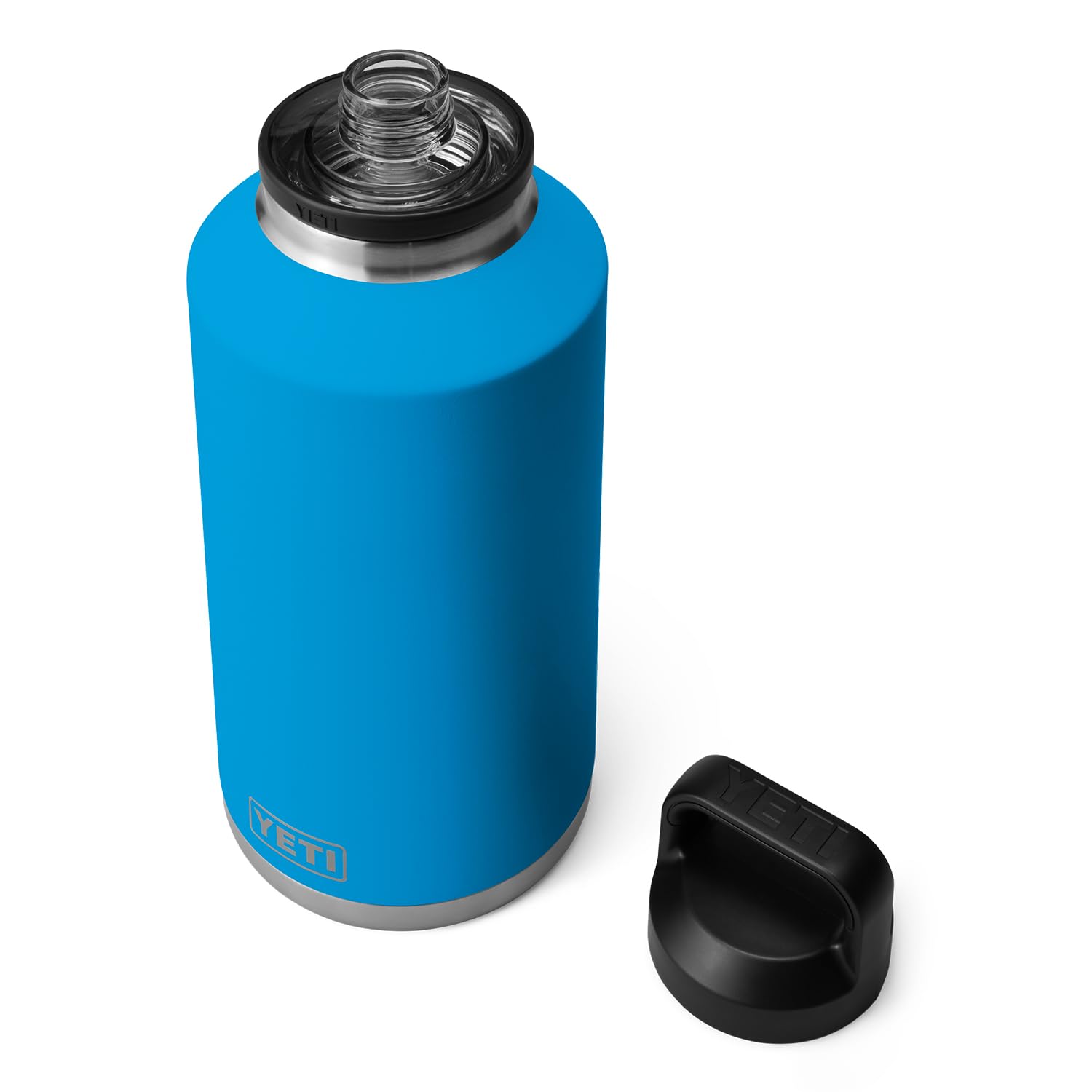 YETI Rambler 64 oz Bottle, Vacuum Insulated, Leakproof, Stainless Steel with Chug Cap, Rescue Red