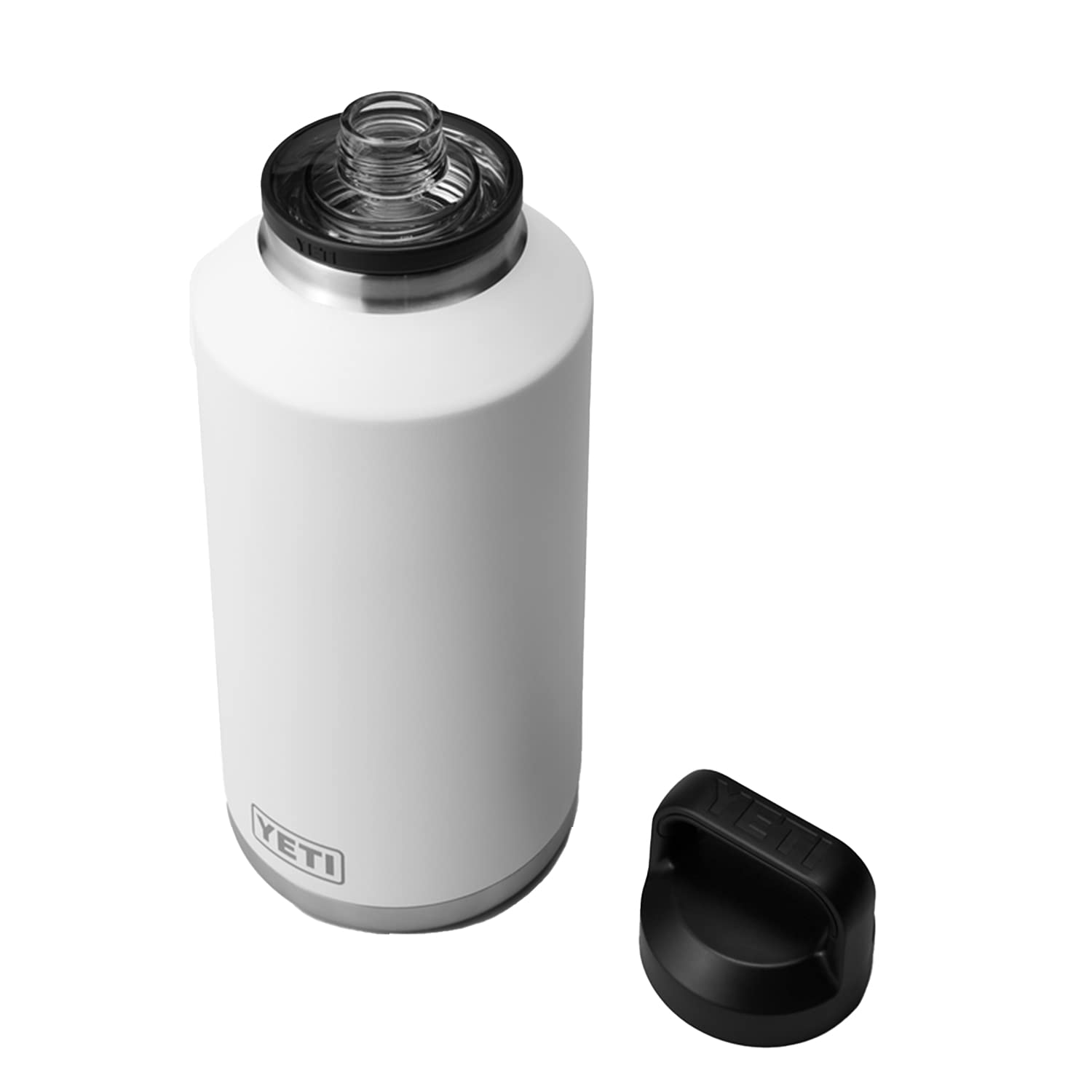 YETI Rambler 64 oz Bottle, Vacuum Insulated, Leakproof, Stainless Steel with Chug Cap, Rescue Red