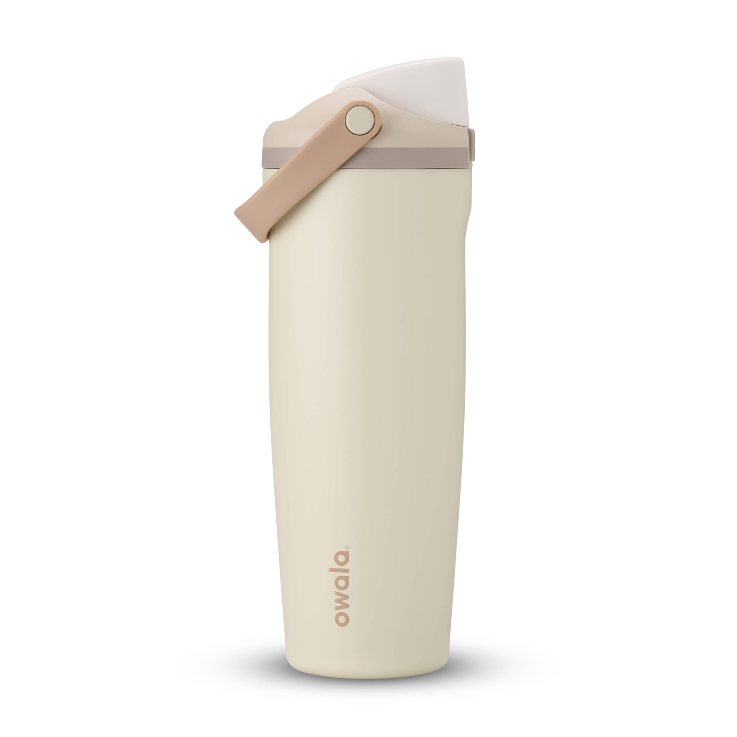 Owala FreeSip Sway Insulated Stainless Steel Water Bottle with Two-Way Spout, Built-In Straw and Bucket Handle, Made for Travel, School, and Sports, 40oz, BPA Free, Leak Proof, Black Cherry