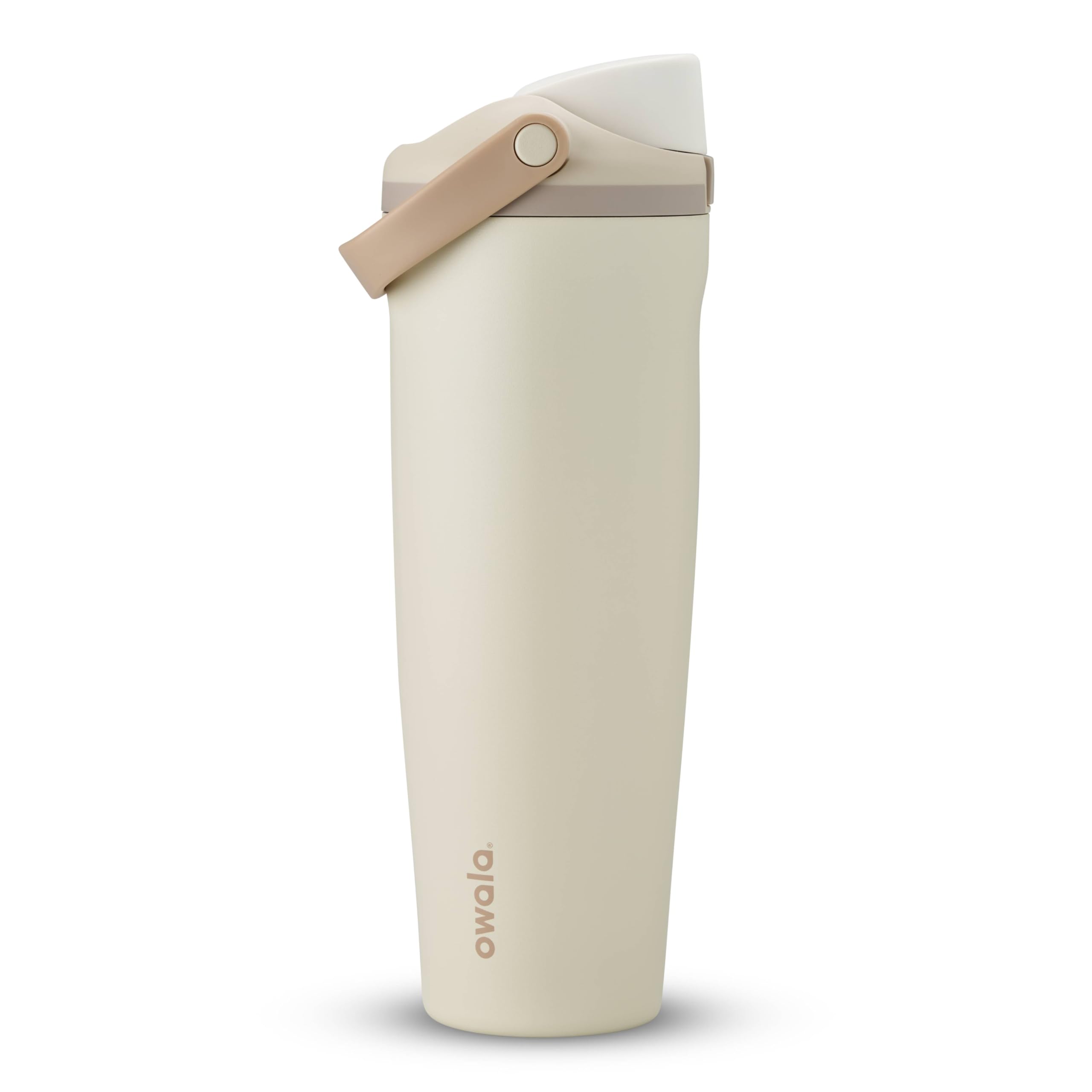 Owala FreeSip Sway Insulated Stainless Steel Water Bottle with Two-Way Spout, Built-In Straw and Bucket Handle, Made for Travel, School, and Sports, 40oz, BPA Free, Leak Proof, Black Cherry