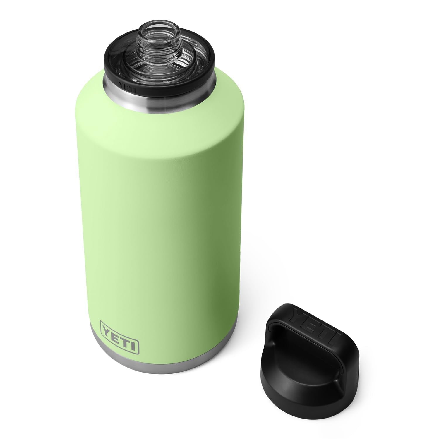 YETI Rambler 64 oz Bottle, Vacuum Insulated, Leakproof, Stainless Steel with Chug Cap, Rescue Red
