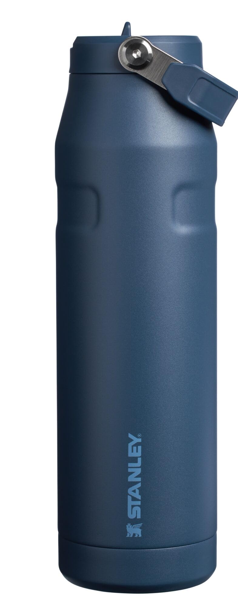 Stanley IceFlow Flip Straw 2.0 Water Bottle 24 oz | Built-In Straw with Larger Opening | Lightweight and Leak Resistant | Insulated Stainless Steel | BPA-Free | Twilight