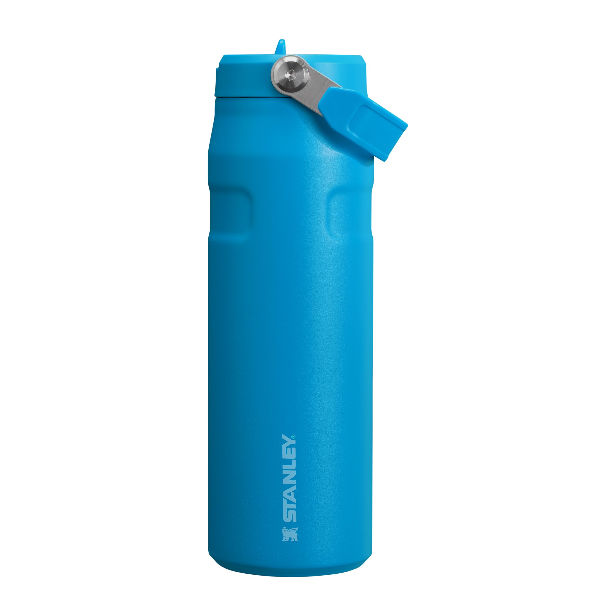 Stanley IceFlow Flip Straw 2.0 Water Bottle 24 oz | Built-In Straw with Larger Opening | Lightweight and Leak Resistant | Insulated Stainless Steel | BPA-Free | Twilight