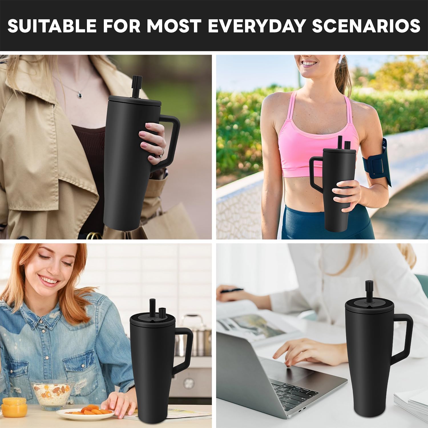 2 Pack Magnetic Straw Covers Compatible with Brumate Era 30&40 oz Tumblers,Silicone Straw Caps